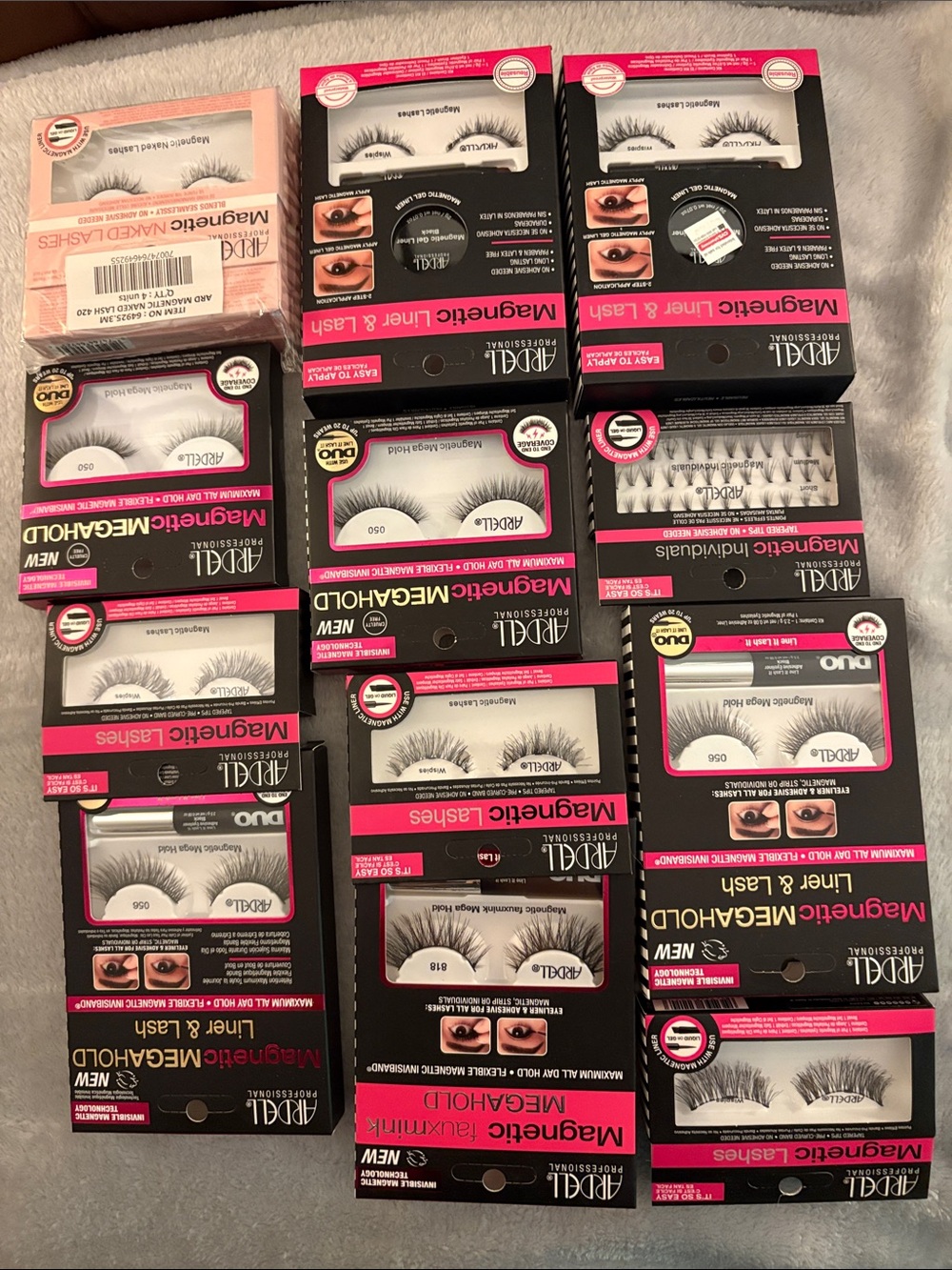 Ardell Magnetic Lashes Assorted Styles in Black 15 pieces